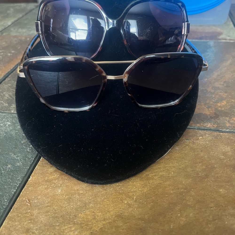 Two Pair Lot Tortoiseshell Women's Sunglasses - Brown Lenses